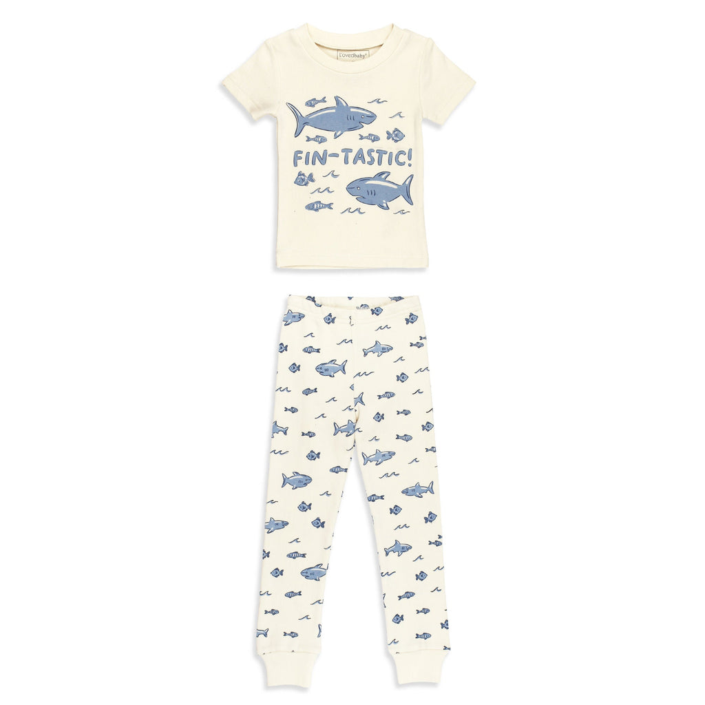 Shark | Kids' Organic S/Sleeve PJ Set
