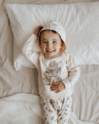 Little Fox Graphic | Kids' Organic Raglan Hoodie