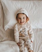 Little Fox Graphic | Kids' Organic Raglan Hoodie