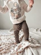 Little Fox Graphic | Kids' Organic Raglan Hoodie