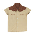 Oatmeal | Kids' Western Button-Up Shirt