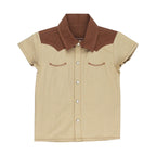 Oatmeal | Kids' Western Button-Up Shirt