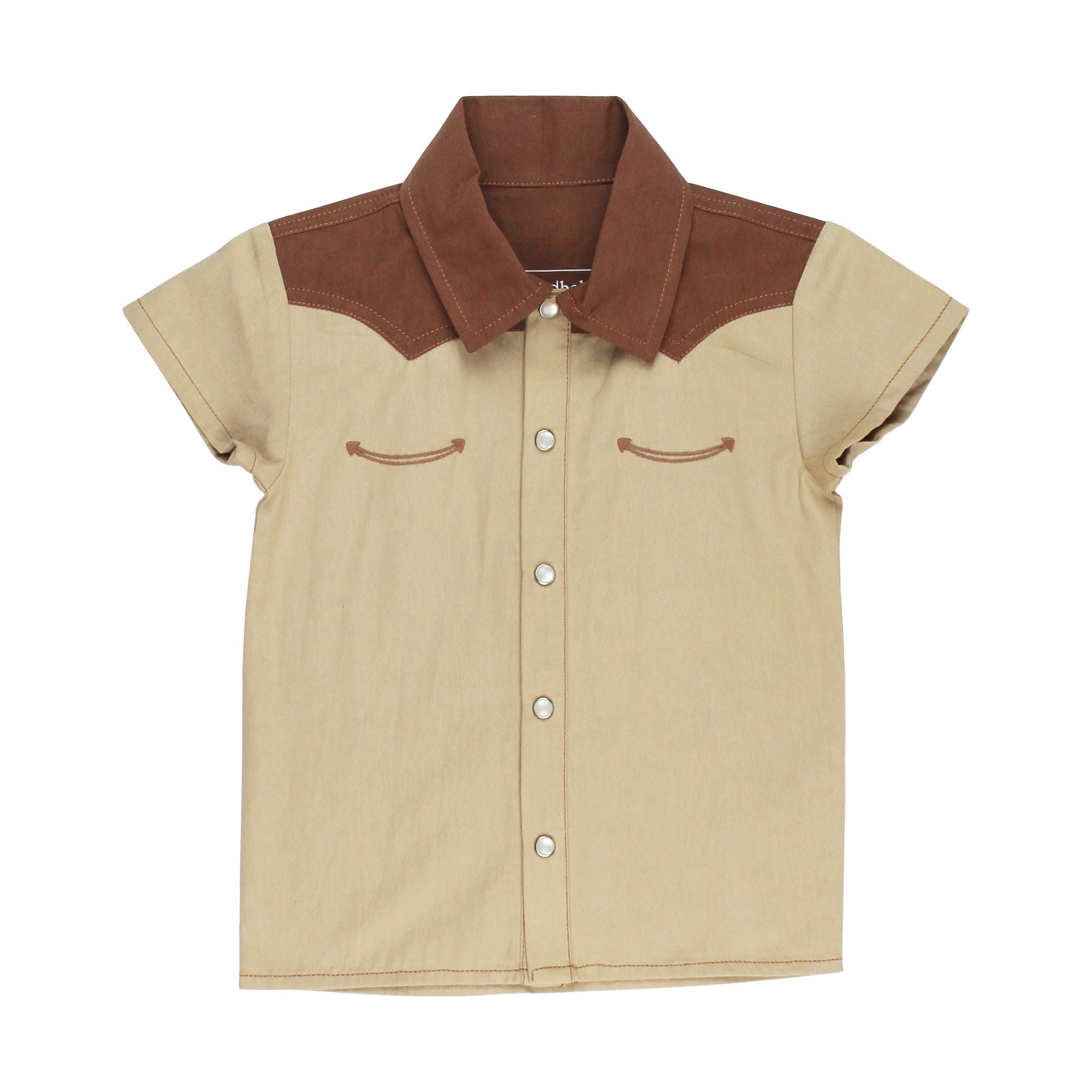 Oatmeal | Kids' Western Button-Up Shirt