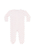 Little Apples Zipper Footie