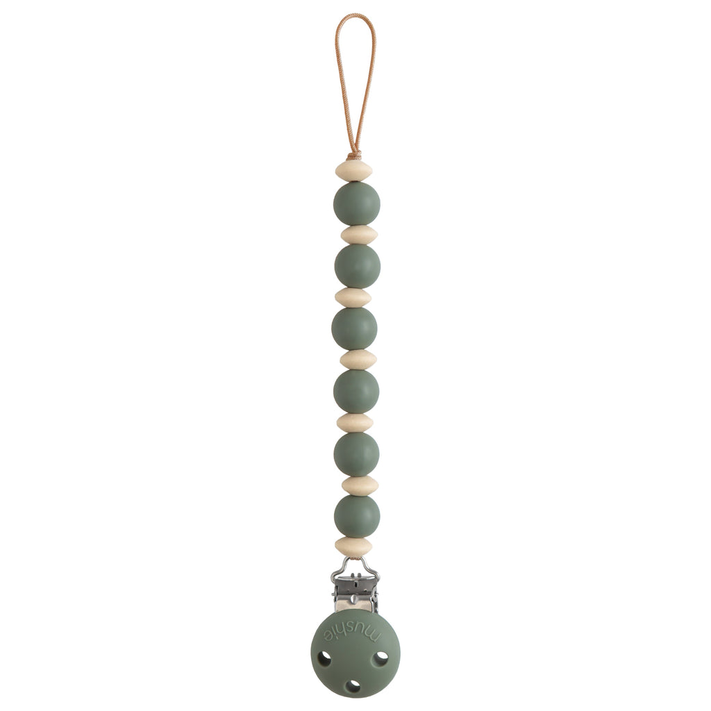 Silicone Pacifier Clip | Luna - Mushie