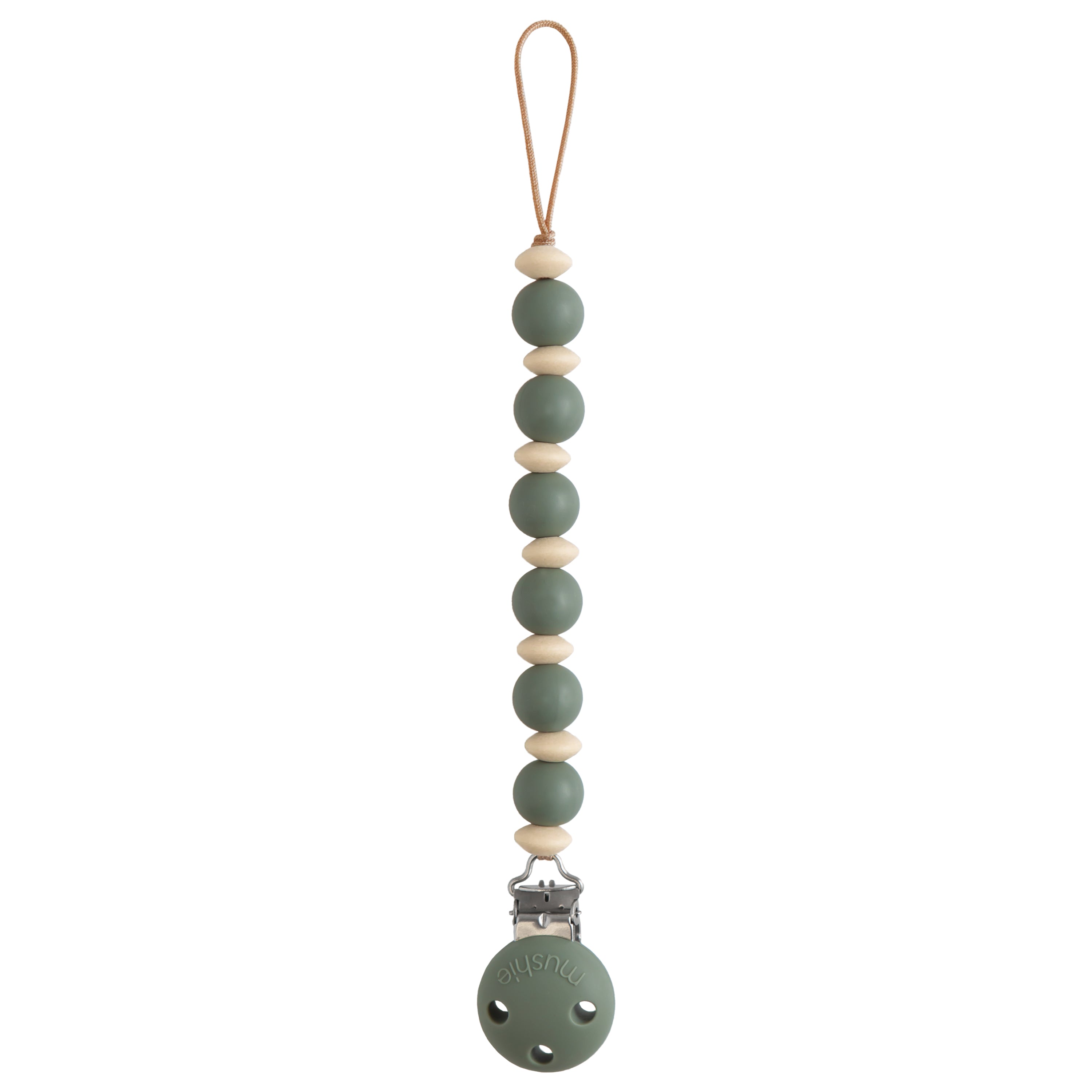 Silicone Pacifier Clip | Luna - Mushie