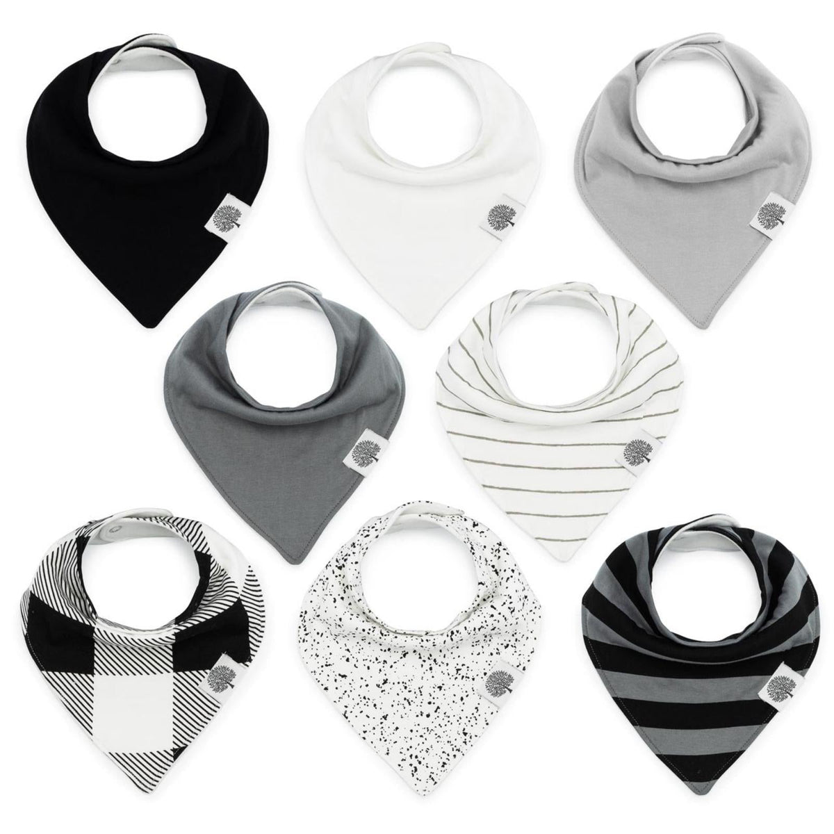 Bandana Bib Set (8 Pack)