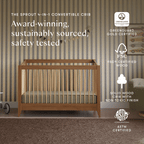 Cuna convertible 4 en 1 Sprout con kit de conversión a cama para niños pequeños