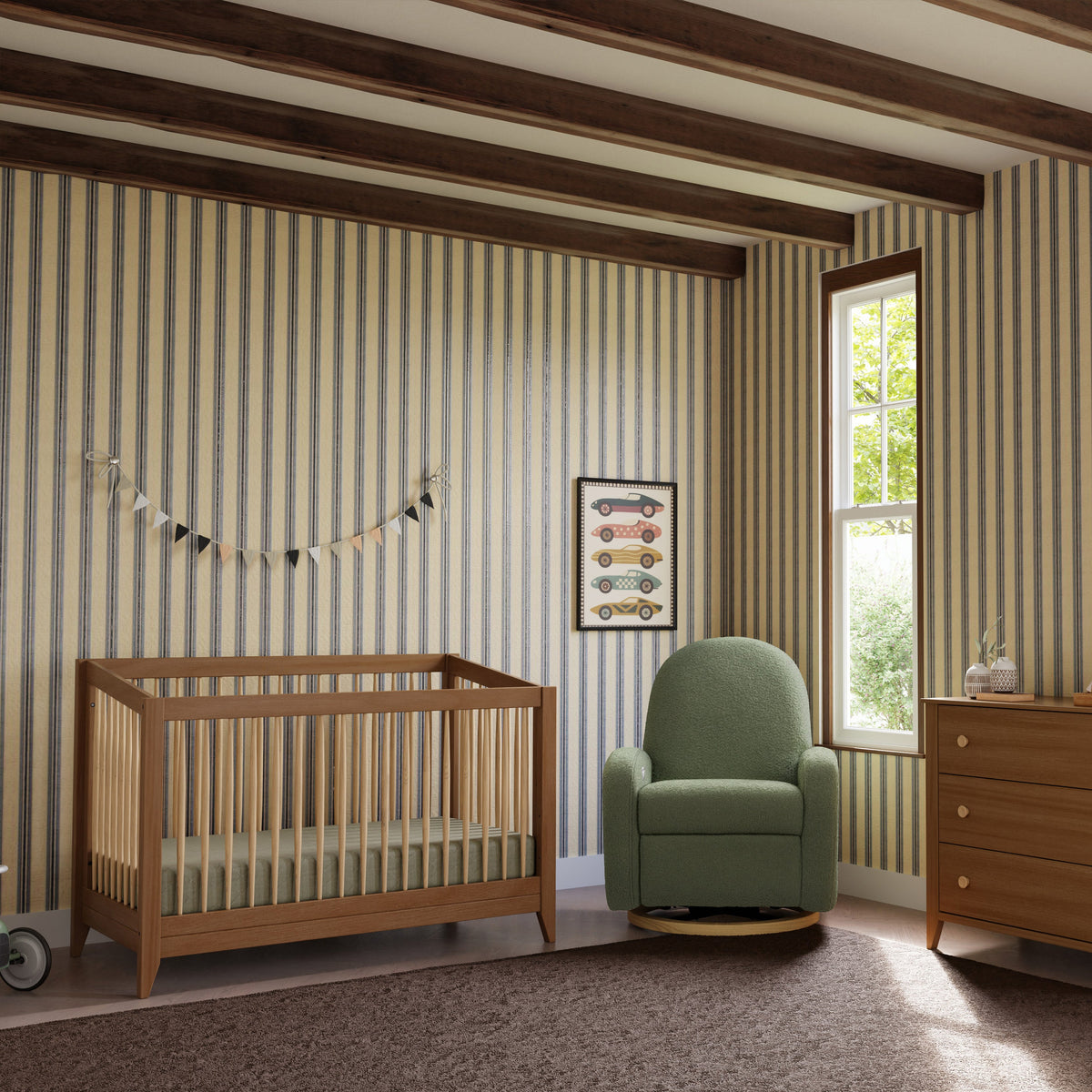 Sprout 4-in-1 Convertible Crib with Toddler Bed Conversion Kit