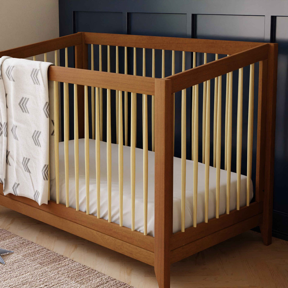 Cuna convertible 4 en 1 Sprout con kit de conversión a cama para niños pequeños