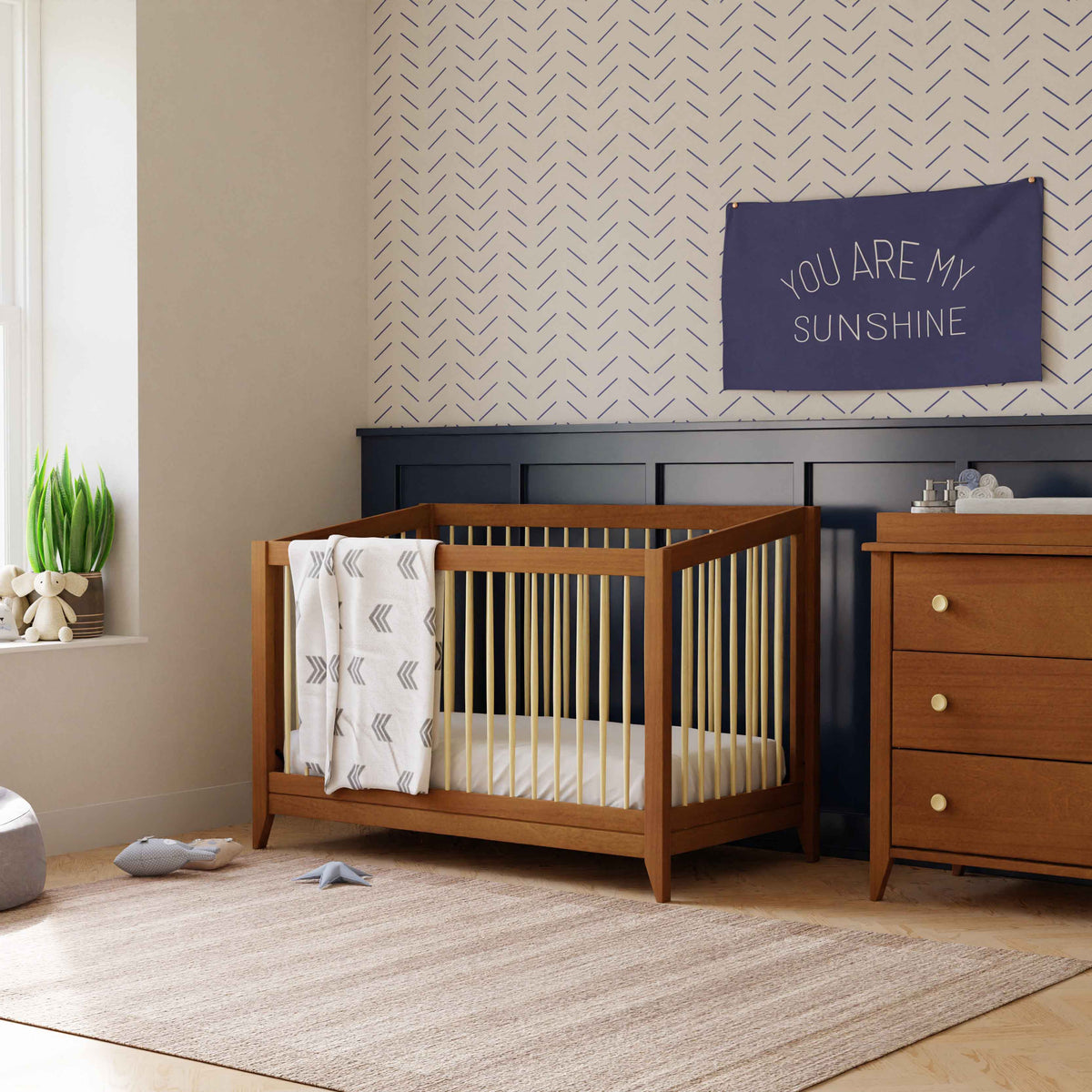 Sprout 4-in-1 Convertible Crib with Toddler Bed Conversion Kit