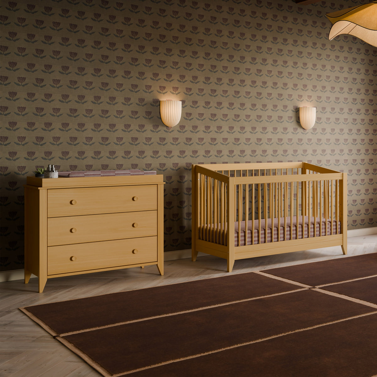 Sprout 4-in-1 Convertible Crib with Toddler Bed Conversion Kit