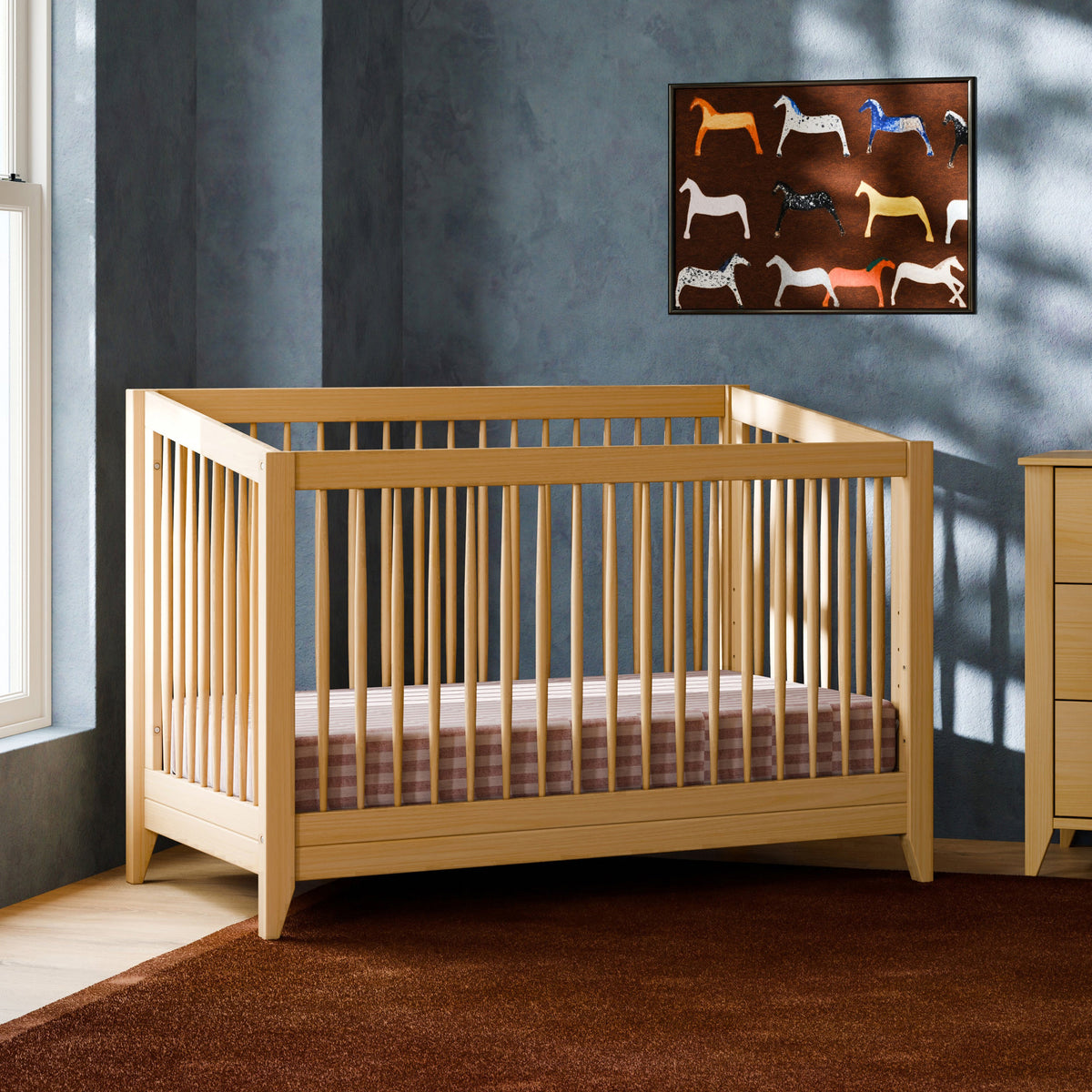 Sprout 4-in-1 Convertible Crib with Toddler Bed Conversion Kit