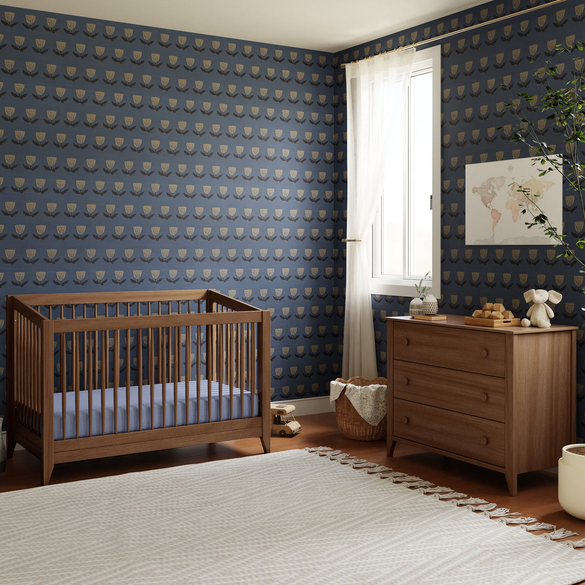 Sprout 4-in-1 Convertible Crib with Toddler Bed Conversion Kit
