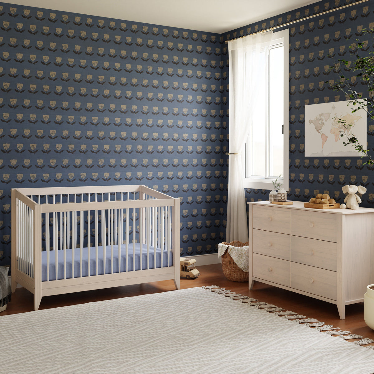 Cuna convertible 4 en 1 Sprout con kit de conversión a cama para niños pequeños