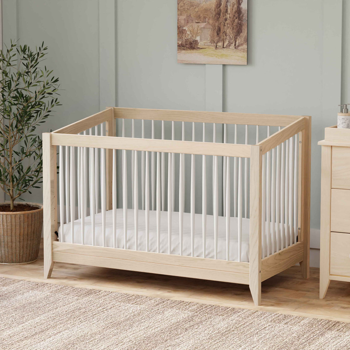 Cuna convertible 4 en 1 Sprout con kit de conversión a cama para niños pequeños