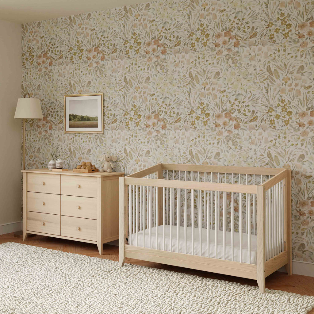 Cuna convertible 4 en 1 Sprout con kit de conversión a cama para niños pequeños