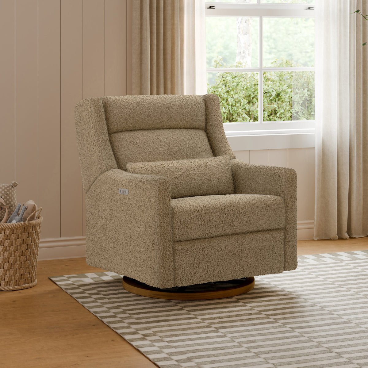 Kiwi Plus Chair and a Half Power Recliner and Swivel Glider with Power Adjustable Headrest and USB Port
