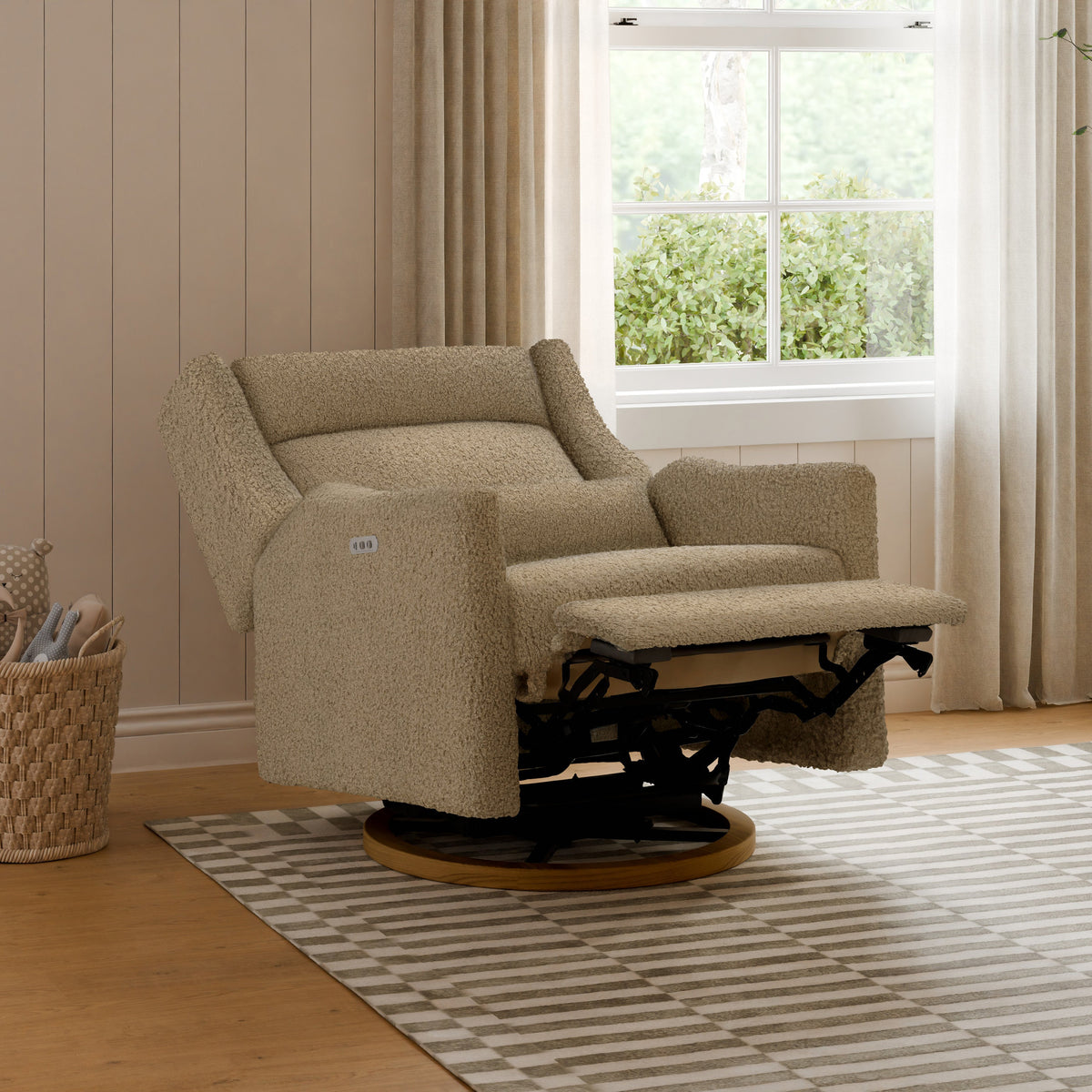 Kiwi Plus Chair and a Half Power Recliner and Swivel Glider with Power Adjustable Headrest and USB Port