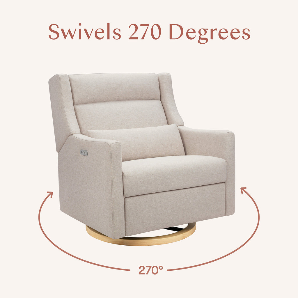 Kiwi Plus Chair and a Half Power Recliner and Swivel Glider with Power Adjustable Headrest and USB Port
