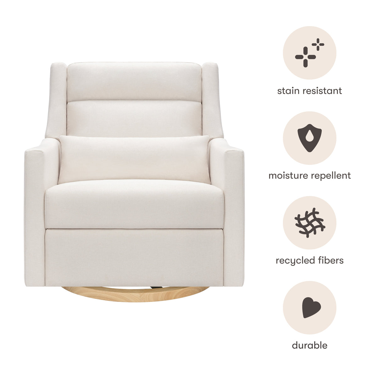 Kiwi Plus Chair and a Half Power Recliner and Swivel Glider with Power Adjustable Headrest and USB Port