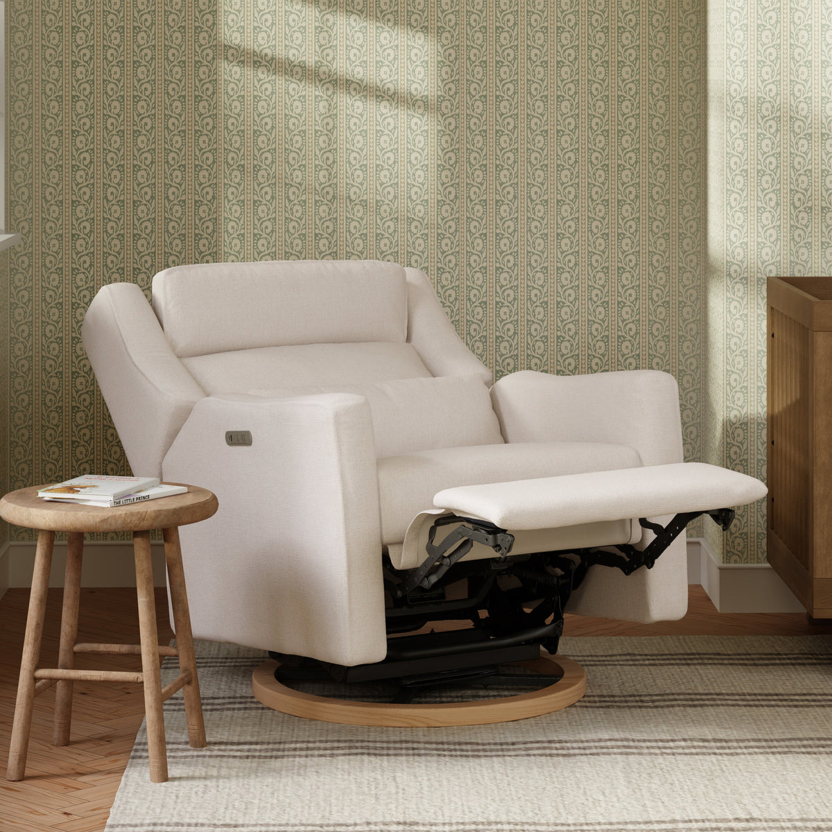 Kiwi Plus Chair and a Half Power Recliner and Swivel Glider with Power Adjustable Headrest and USB Port