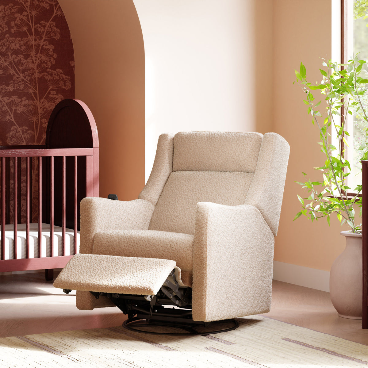 Kiwi Deluxe Power Recliner and Swivel Glider with Heat and Massage