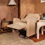 Kiwi Deluxe Power Recliner and Swivel Glider with Heat and Massage