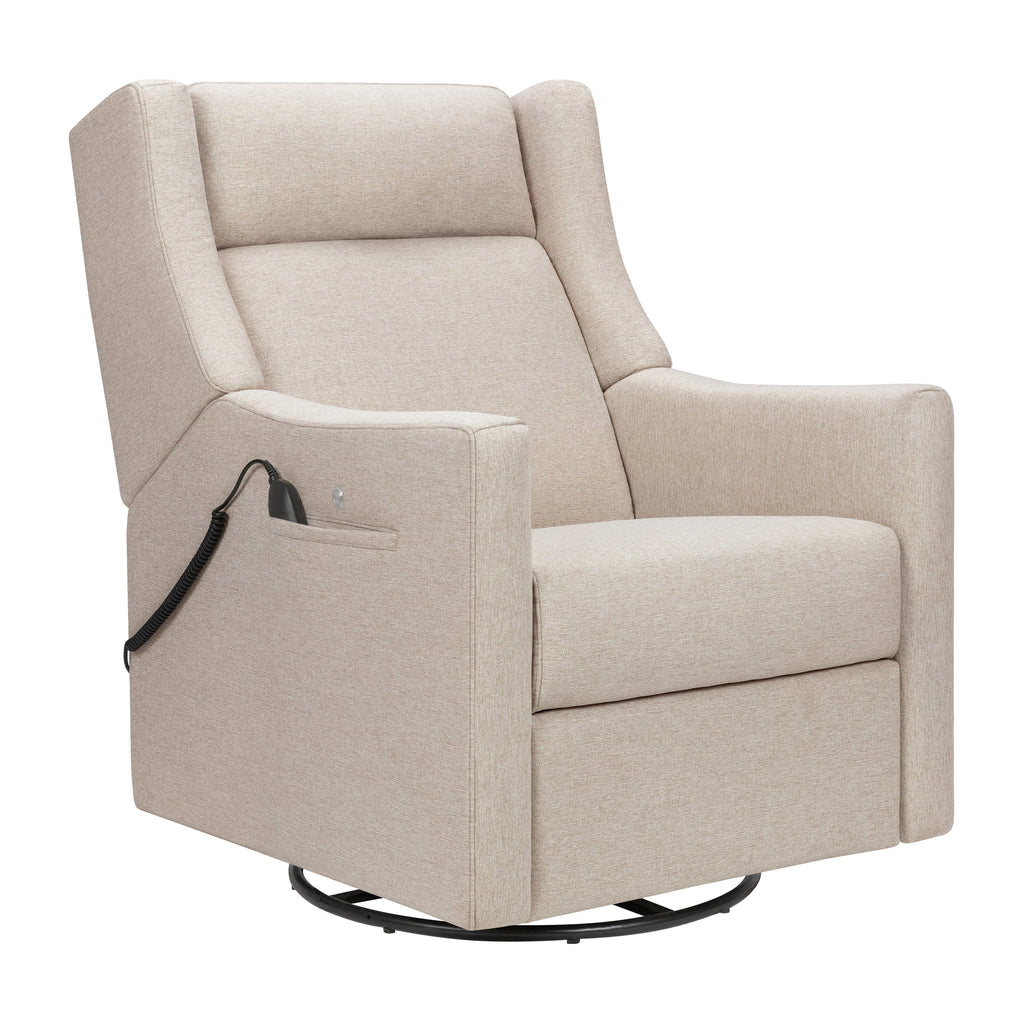 Kiwi Deluxe Power Recliner and Swivel Glider with Heat and Massage