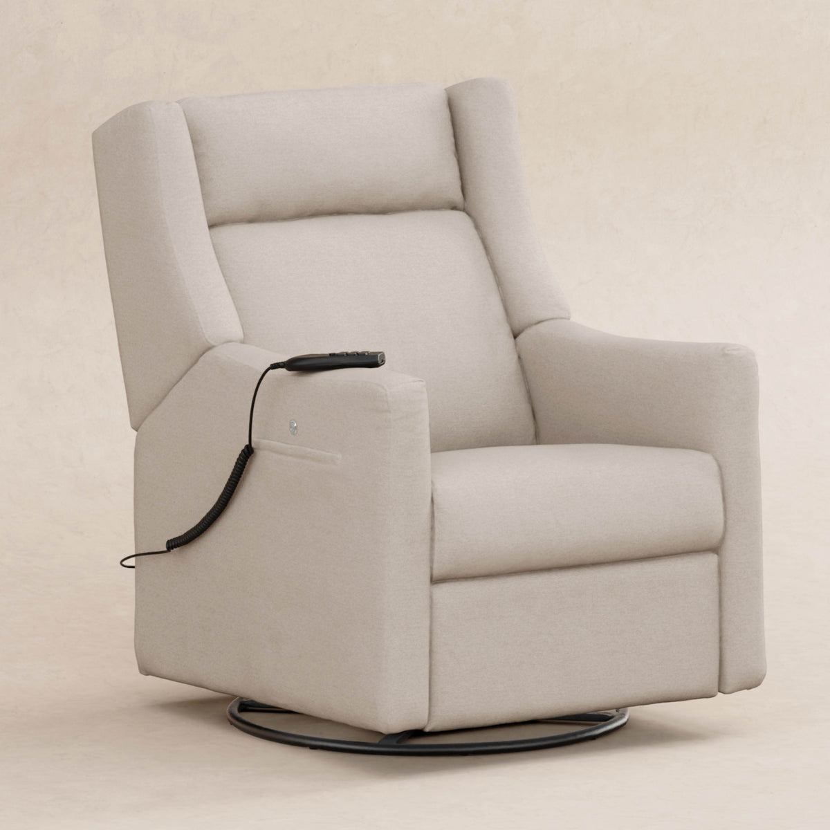 Kiwi Deluxe Power Recliner and Swivel Glider with Heat and Massage