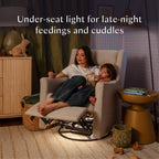 Kiwi Deluxe Power Recliner and Swivel Glider with Heat and Massage