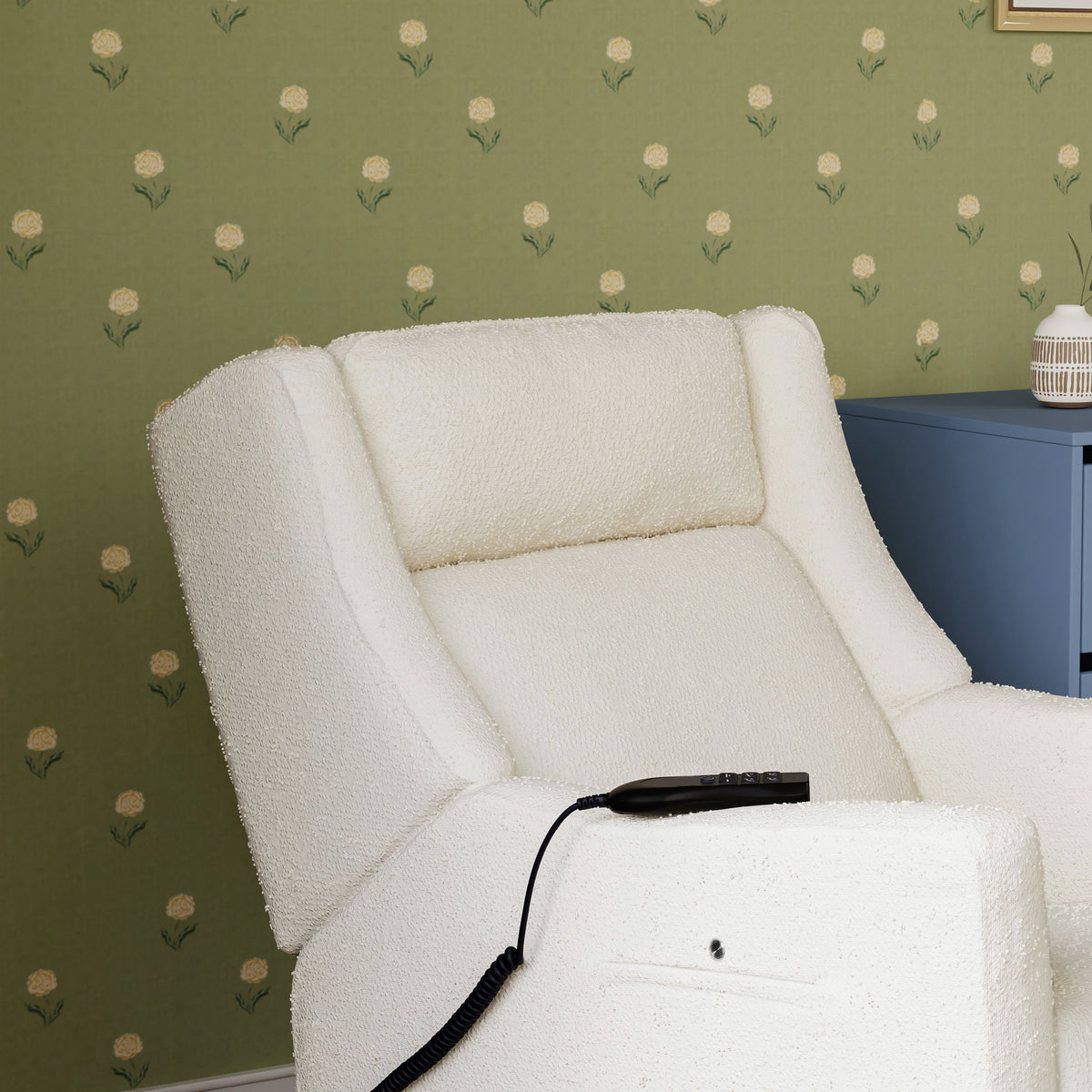 Kiwi Deluxe Power Recliner and Swivel Glider with Heat and Massage