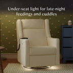 Kiwi Deluxe Power Recliner and Swivel Glider with Heat and Massage