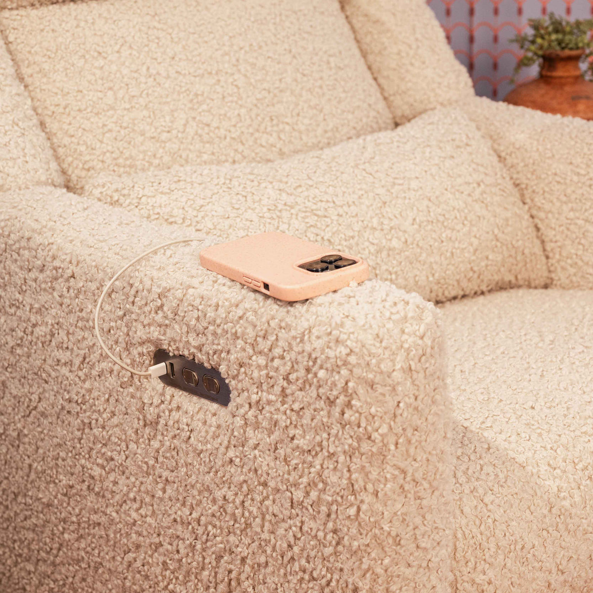 Kiwi Plus Power Recliner and Swivel Glider with Power Adjustable Headrest and USB Port