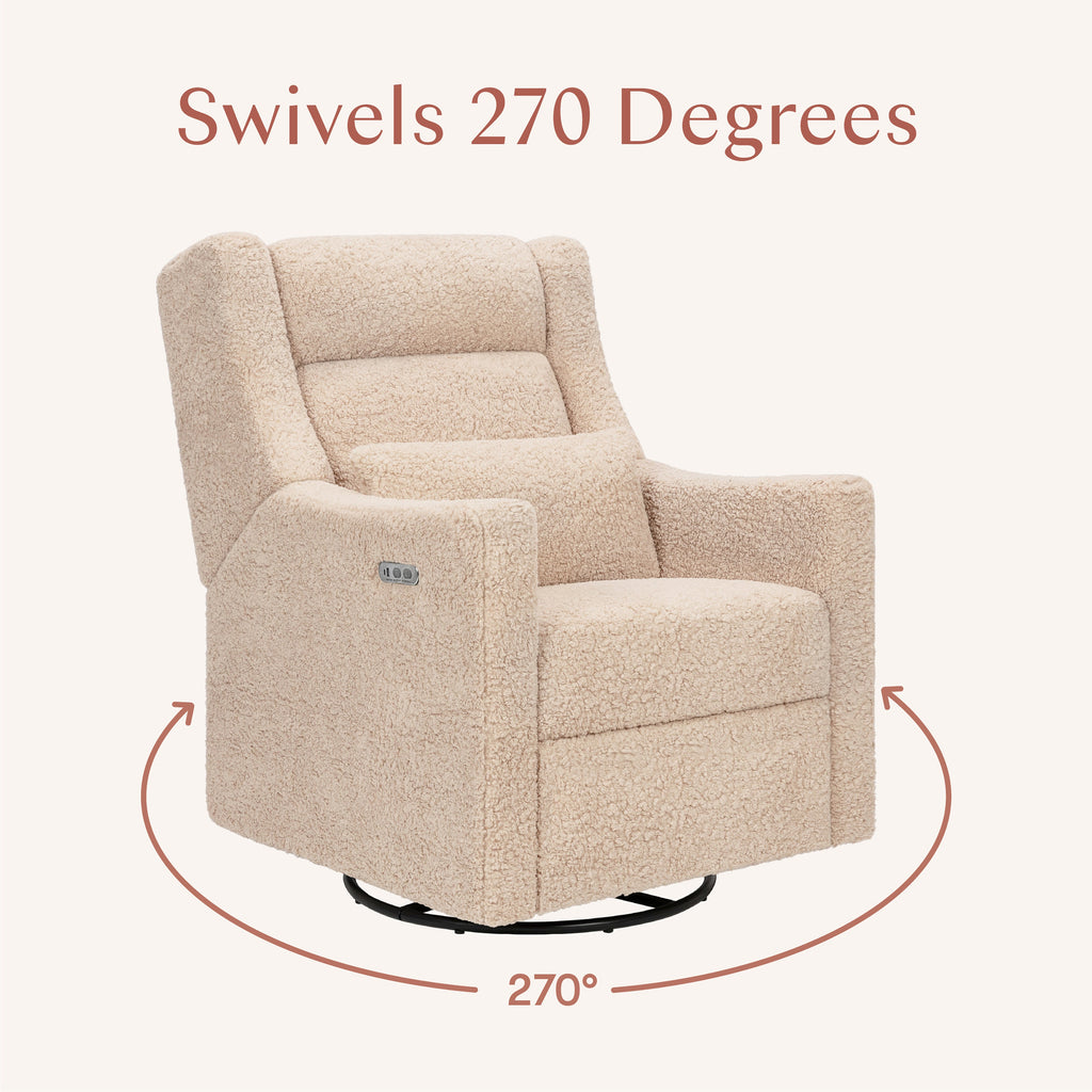 Kiwi Plus Power Recliner and Swivel Glider with Power Adjustable Headrest and USB Port
