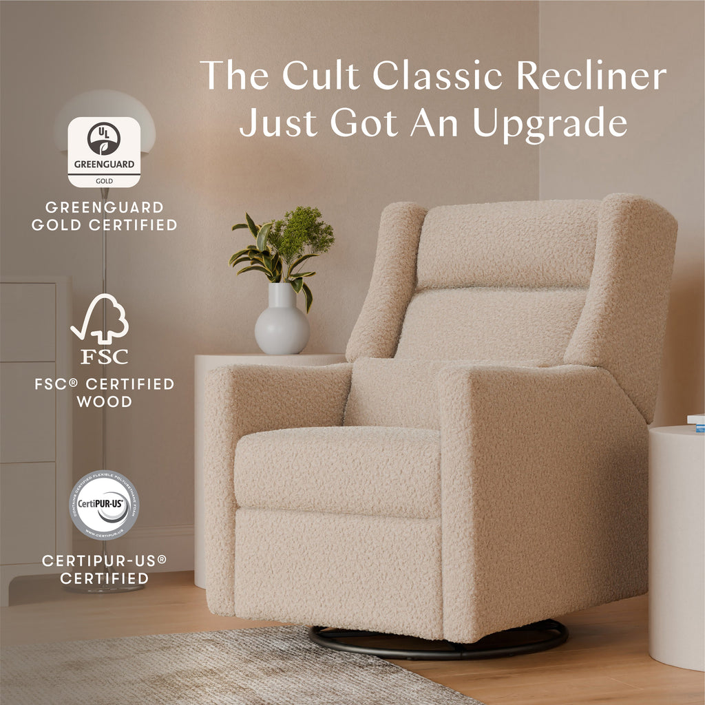 Kiwi Plus Power Recliner and Swivel Glider with Power Adjustable Headrest and USB Port