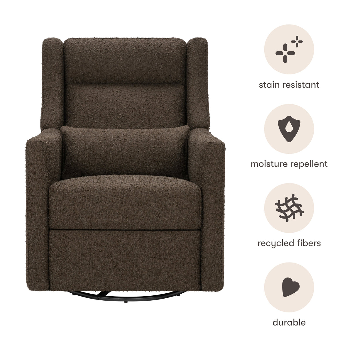 Kiwi Plus Power Recliner and Swivel Glider with Power Adjustable Headrest and USB Port