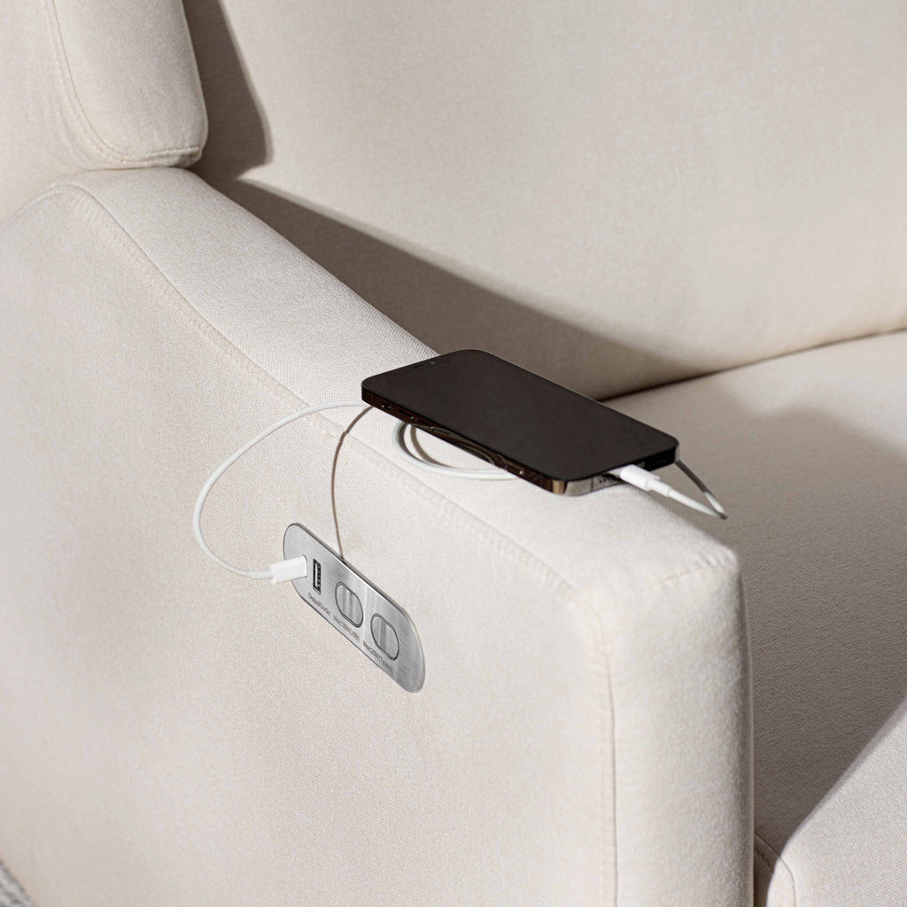 Kiwi Plus Power Recliner and Swivel Glider with Power Adjustable Headrest and USB Port