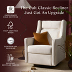 Kiwi Plus Power Recliner and Swivel Glider with Power Adjustable Headrest and USB Port