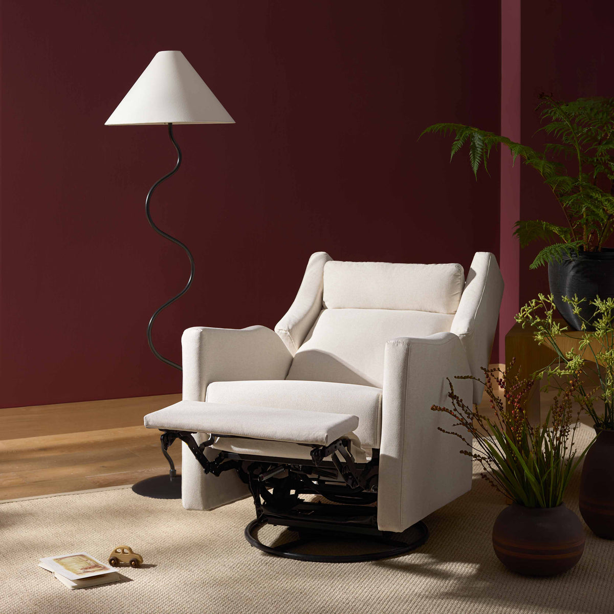 Kiwi Plus Power Recliner and Swivel Glider with Power Adjustable Headrest and USB Port