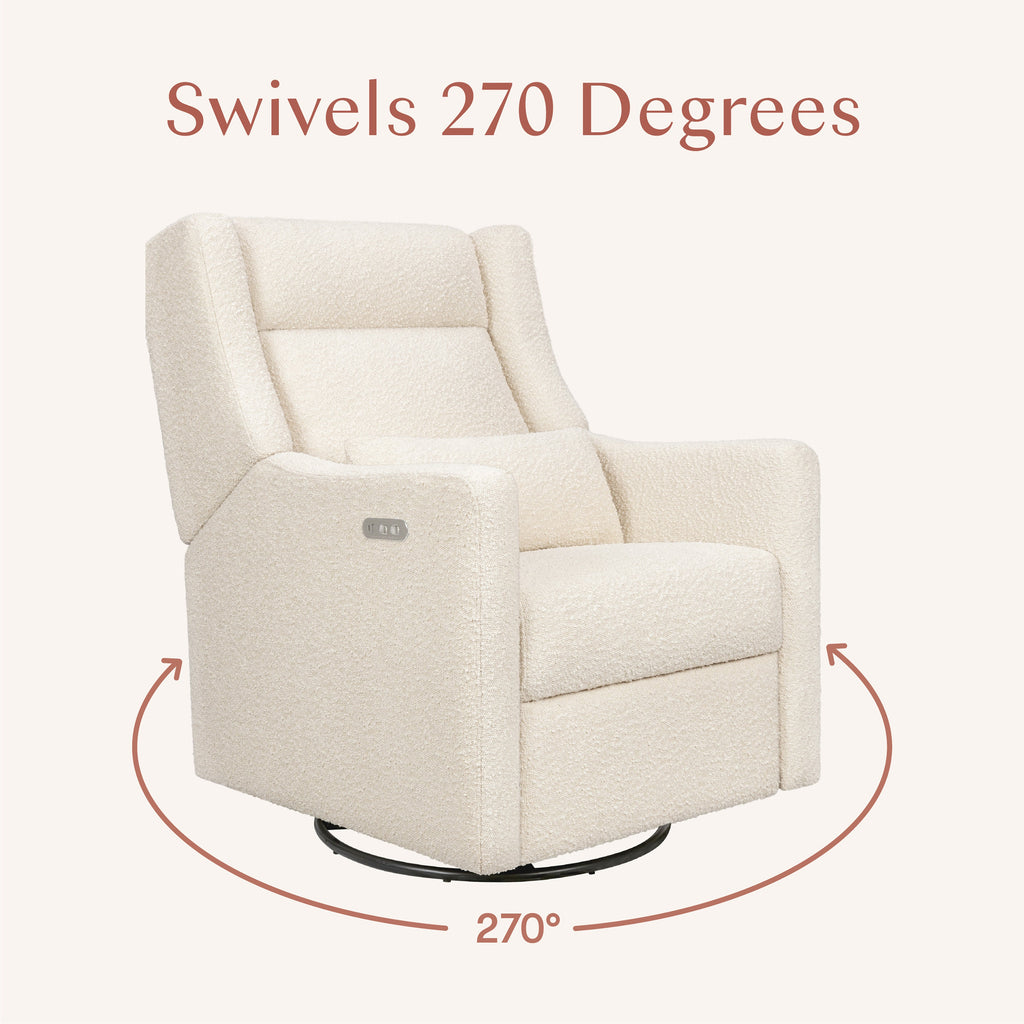 Kiwi Plus Power Recliner and Swivel Glider with Power Adjustable Headrest and USB Port
