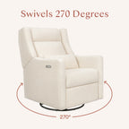 Kiwi Plus Power Recliner and Swivel Glider with Power Adjustable Headrest and USB Port