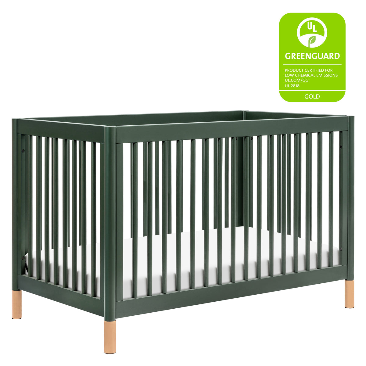 Cuna convertible 4 en 1 Gelato con kit de conversión a cama para niños pequeños