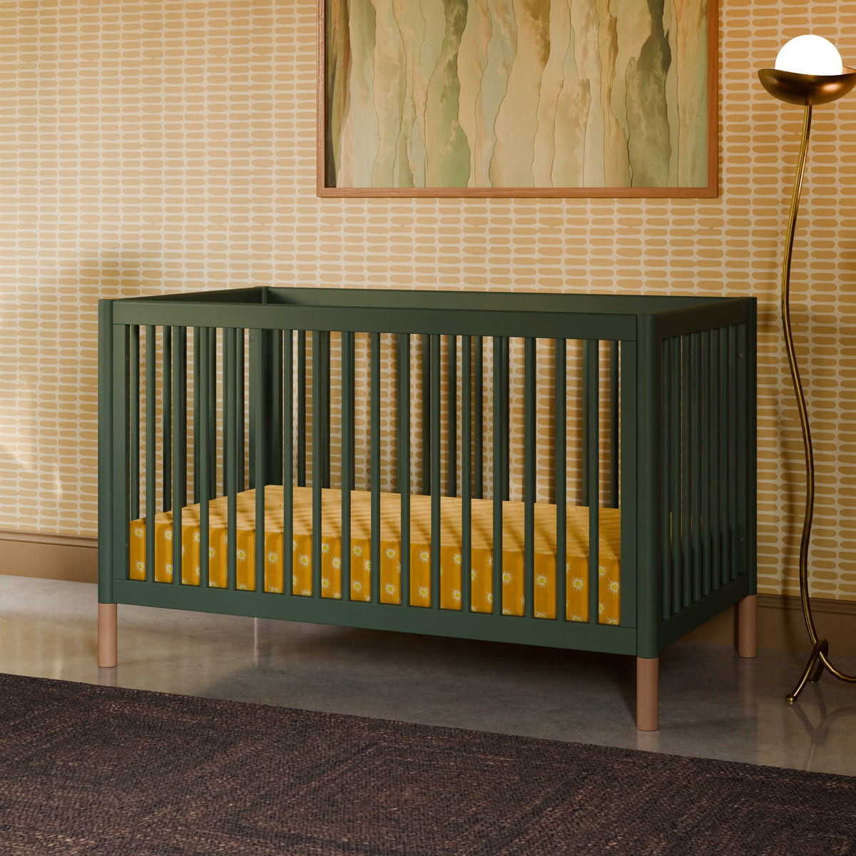 Gelato 4-in-1 Convertible Crib with Toddler Bed Conversion Kit