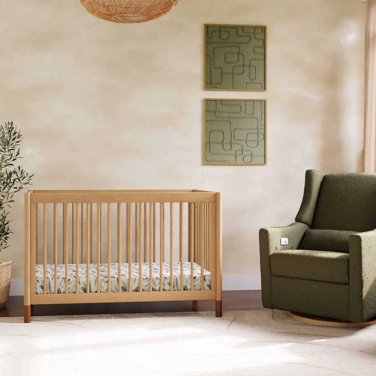 Gelato 4-in-1 Convertible Crib with Toddler Bed Conversion Kit