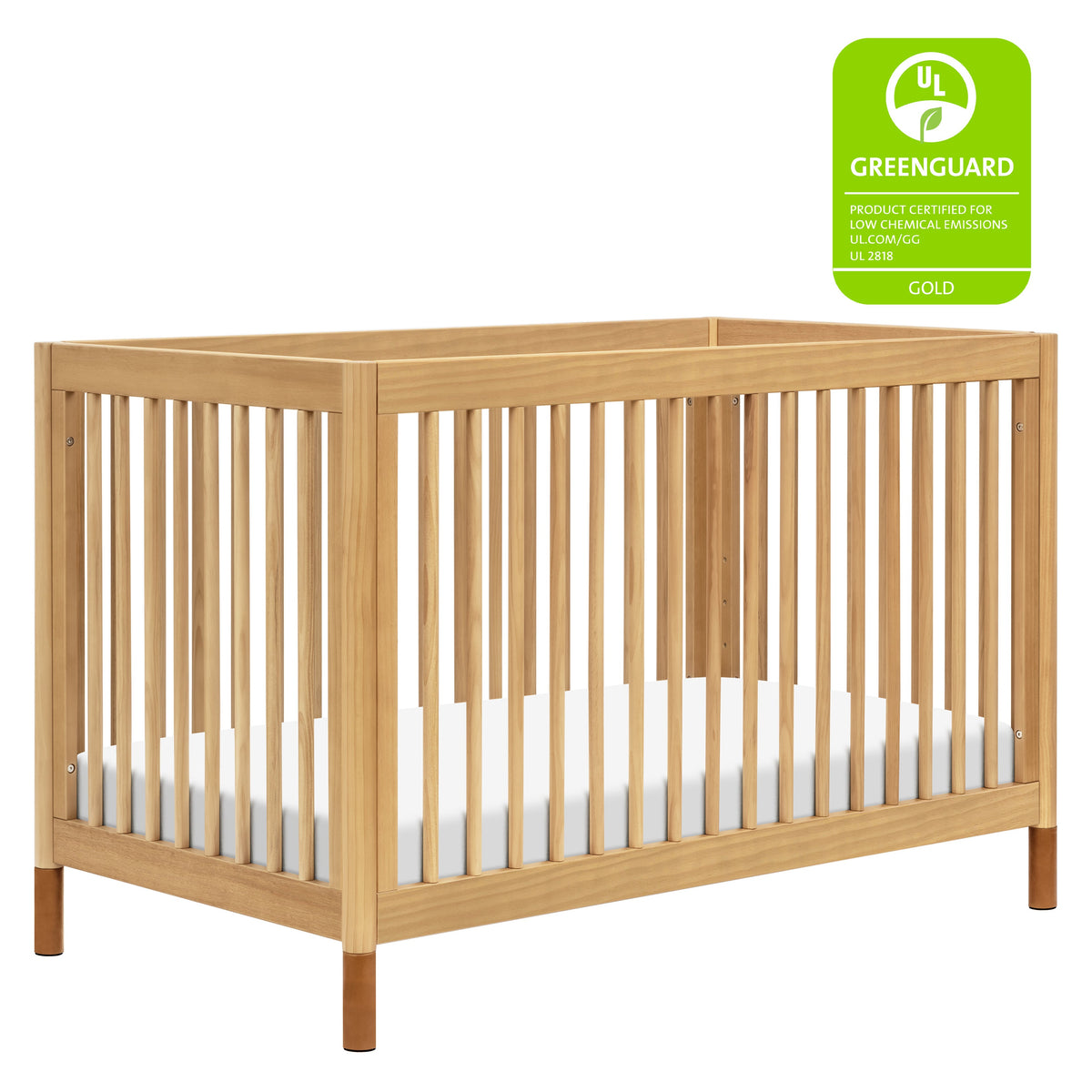 Cuna convertible 4 en 1 Gelato con kit de conversión a cama para niños pequeños