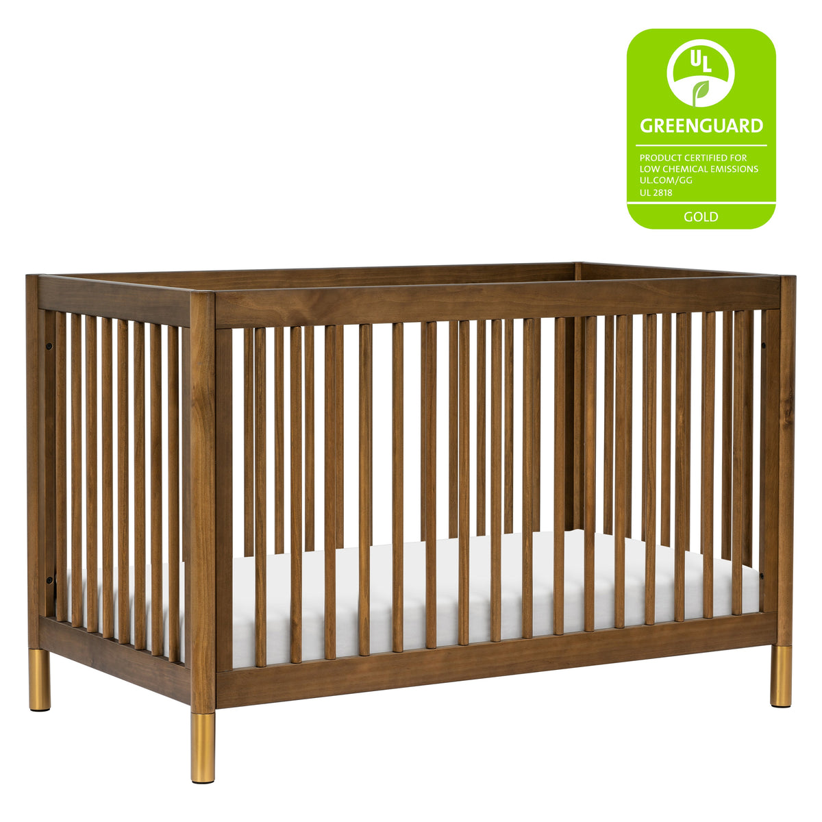 Cuna convertible 4 en 1 Gelato con kit de conversión a cama para niños pequeños