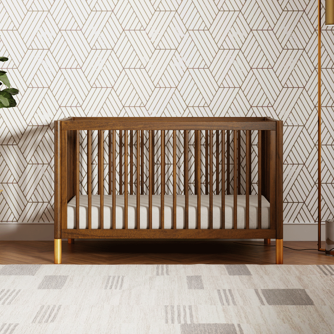 Gelato 4-in-1 Convertible Crib with Toddler Bed Conversion Kit