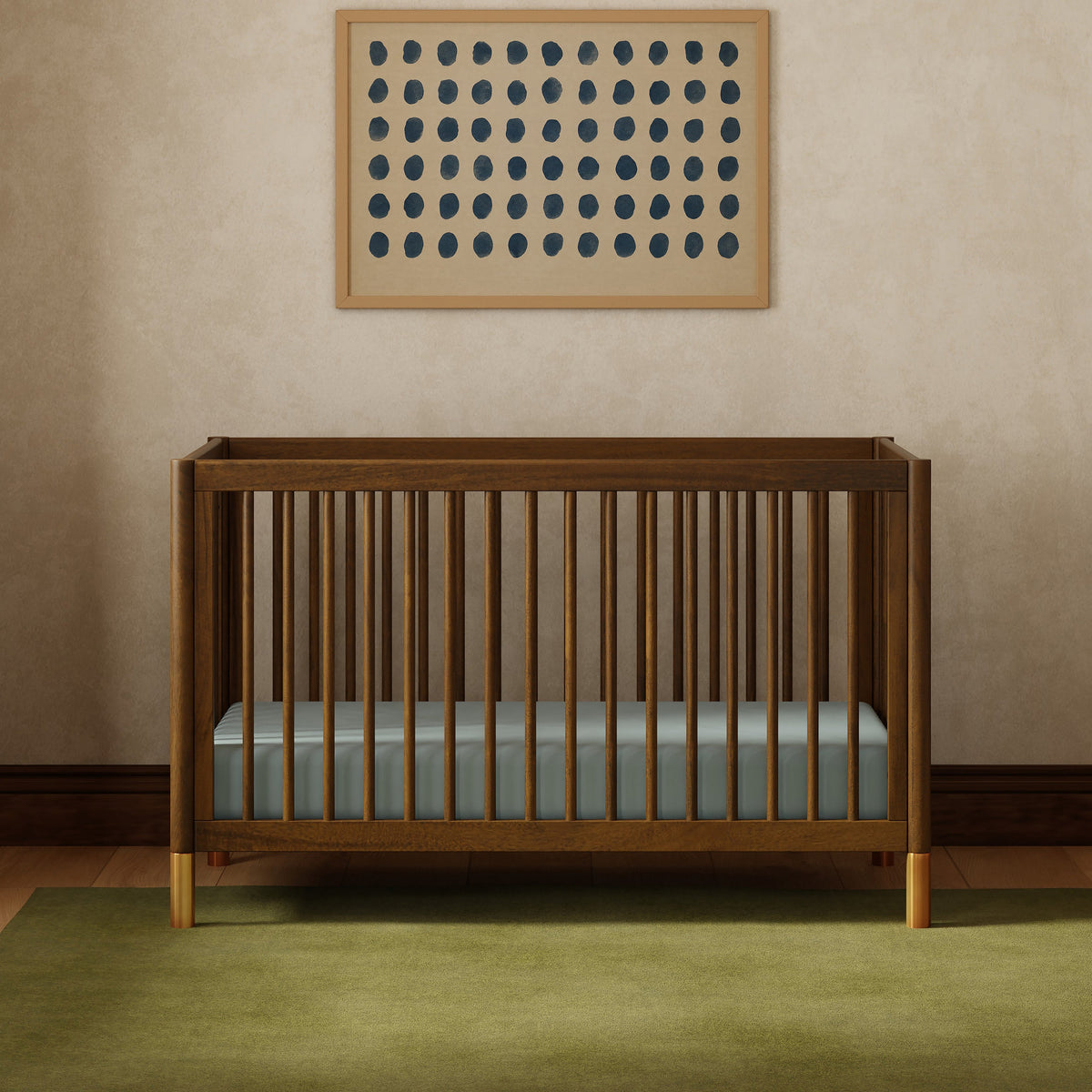 Gelato 4-in-1 Convertible Crib with Toddler Bed Conversion Kit