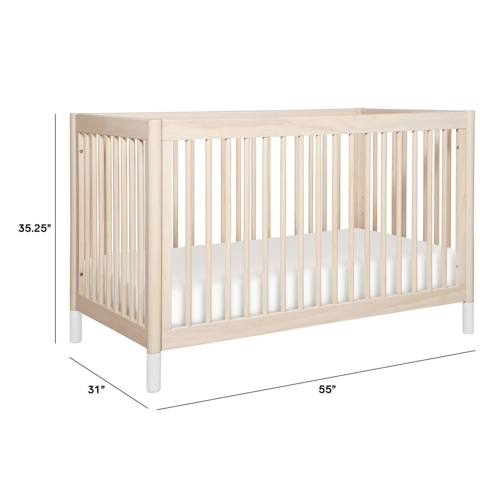 Gelato 4-in-1 Convertible Crib with Toddler Bed Conversion Kit
